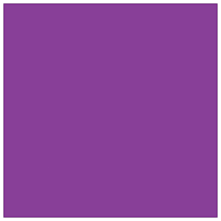 Tape Logic® Write™On Inventory Labels, DL638M, Square, 4" x 4", Purple, Roll Of 500