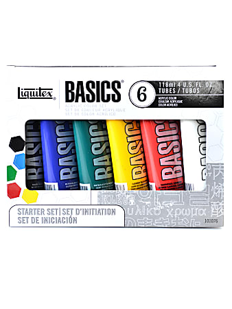 Liquitex Basics Value Series Acrylic Colors, 4 Oz,