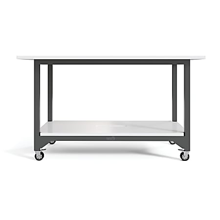 Vari Standing Conference Table, White