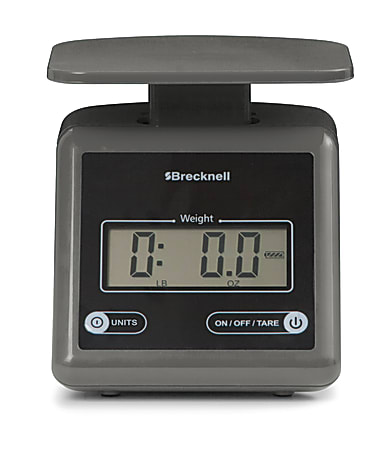 Brecknell PS7 Electronic Postal Scale, Gray
