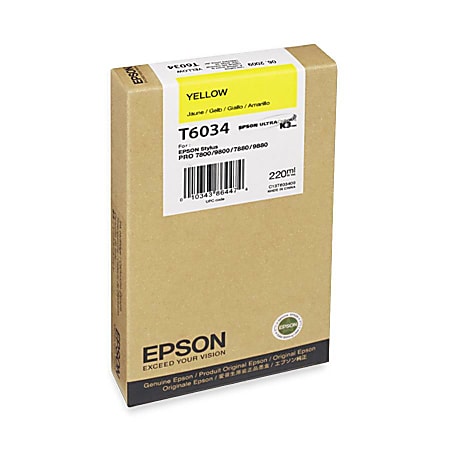 Epson Original Ink Cartridge, Yellow, T603400