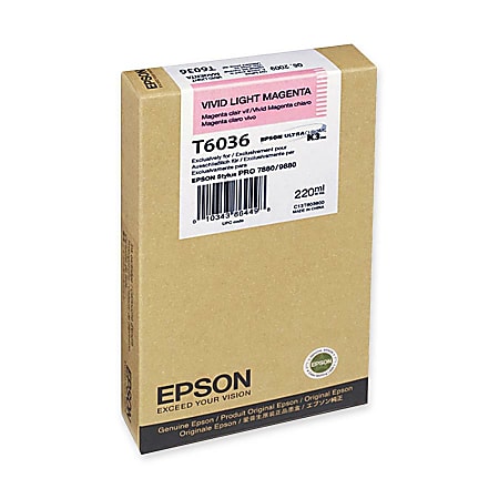 Epson Original Ink Cartridge - Inkjet - Light Magenta - 1 Each