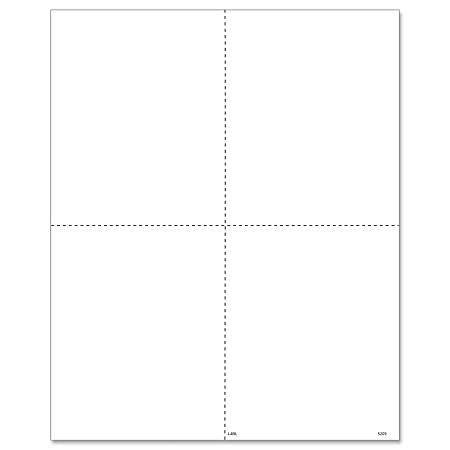 ComplyRight™ W-2 Blank Inkjet/Laser Tax Forms, 4-Up Box Style With Instructions, 8 1/2" x 11", Pack Of 2,000 Forms
