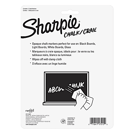 Sharpie® White Medium Point Wet Erase Chalk Markers, 2ct., Michaels