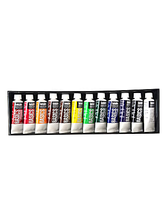 Liquitex Basics Acrylic Set, 12 Colors