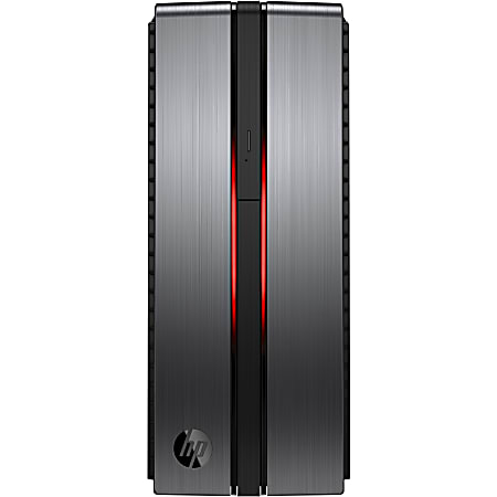 HP ENVY Phoenix 860-000 860-010 Desktop Computer - Intel Core i7 (6th Gen) i7-6700 3.40 GHz - 16 GB DDR4 SDRAM - 2 TB HDD - 128 GB SSD - Windows 10 Home - Tower - Gunmetal Silver