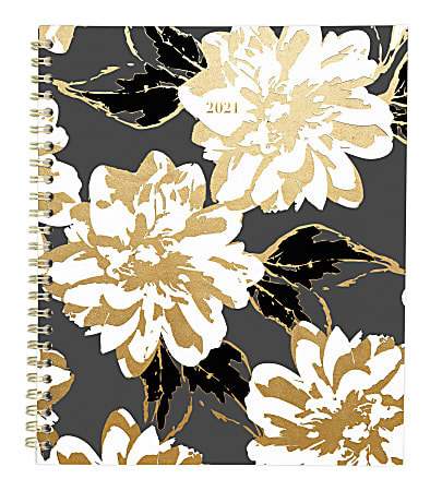 Cambridge® Monthly Planner With Notes, 6-3/4" x 8-3/4", Amelia, January To December 2021, 1460-802