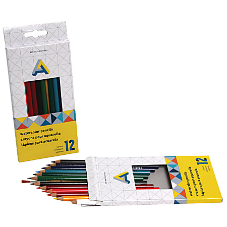 Art Alternatives Watercolor Pencil Set, 3 mm, Assorted Colors