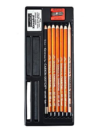General Charcoal Pencil Kit 557S