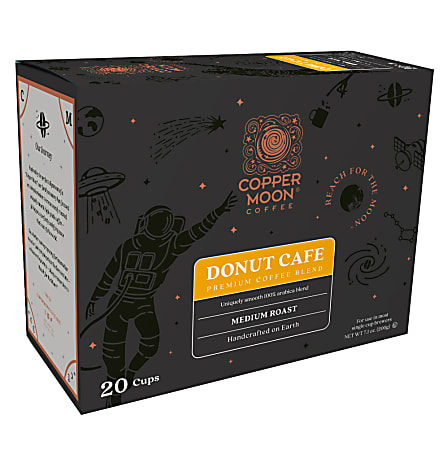Copper Moon® World Coffees Single-Serve Coffee K-Cup®, Donut Cafe, Carton Of 20
