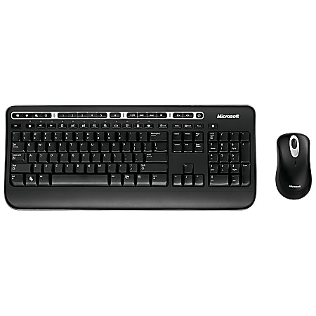 Microsoft® Wireless Media Desktop 1000, Black