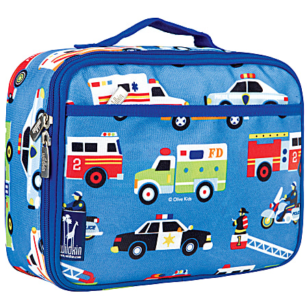 Wildkin Polyester Lunch Box, Heroes By Olive Kids