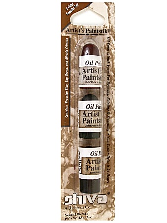 Shiva Artist's Paintstik Sampler Set, Romance, Classic, 1 1/2" x 5/8", Set Of 3