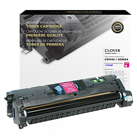 Clover Imaging Group™ Q3963A Remanufactured High-Yield Magenta Toner Cartridge Replacement For HP 121A
