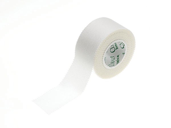 CURAD® Cloth Silk Adhesive Tape, 1" x 10 Yd., 12 rolls/box, White