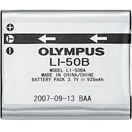 Olympus LI-50B - Battery - Li-Ion - 925 mAh - for Olympus TG-860; Stylus Tough TG-810, 860, 870; Stylus Traveller SZ-17; Tough TG-625