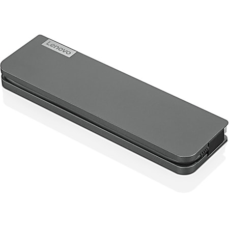 Lenovo USB-C Mini Dock - for Notebook - 45 W - USB Type C - 3 x USB Ports - USB Type-C - Network (RJ-45) - HDMI - VGA - Wired
