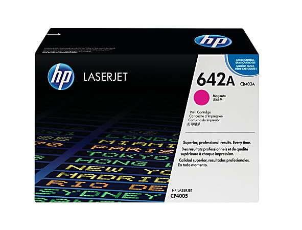 HP 642A Magenta Toner Cartridge, CB403A