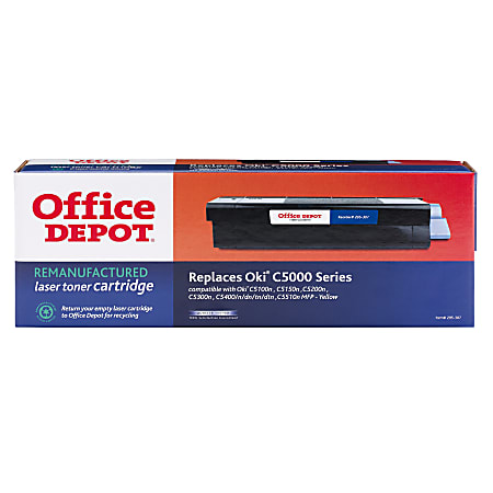 Office Depot® Brand 42127401 (OKI 42127401) Remanufactured Yellow Toner Cartridge