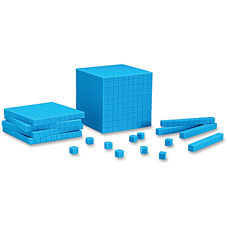 Learning Resources Base 10 Starter Set Blue Pre K College - Office Depot