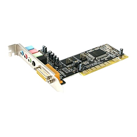 StarTech.com 4 Channel PCI Sound Card with AC97 3D Audio Effects