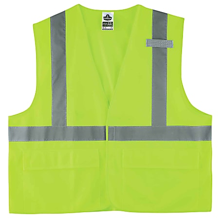 Ergodyne GloWear® Safety Vest, 8225HL, Type R Class 2, 4X/5X, Lime