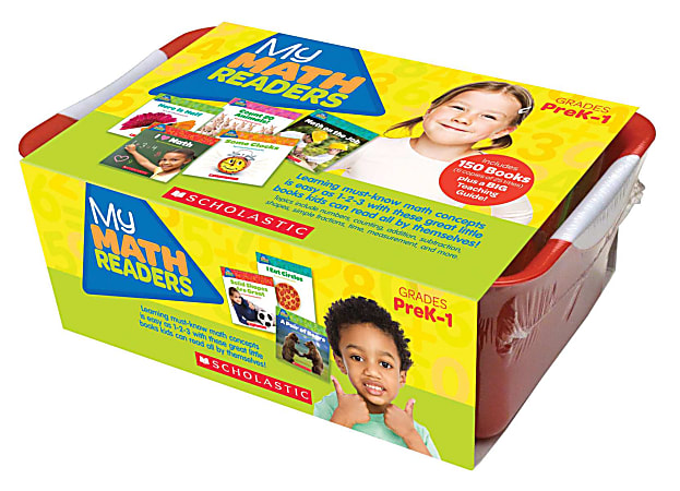 Scholastic Teacher Resources My Math Readers, Pre-K To Grade 1, Classroom Tub Of 150 Books