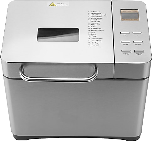 Aroma ABM-270 2 lb Bread Maker, Silver