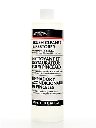 Winsor & Newton Brush Cleaner And Restorer, 474 mL