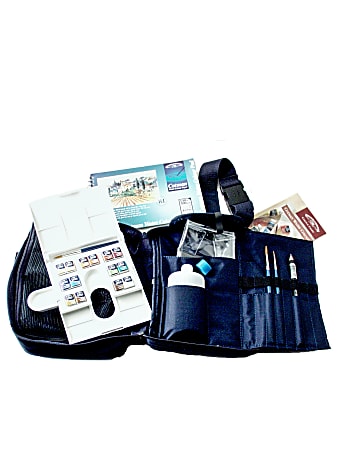 Winsor Newton Cotman Watercolor Travel Bag Set 7 H x 9 12 W x 3 12