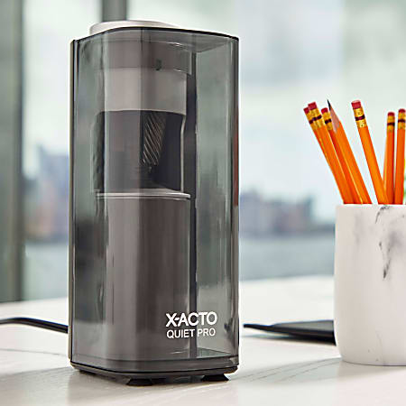 X ACTO School Pro Electric Pencil Sharpener Black - Office Depot