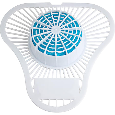 Genuine Joe Non-para Spice Scent Urinal Screen - Lasts upto 30 Days - Non-para Deodorizer, Odor Neutralizer, Acid-free, Water Soluble - 72 / Carton - Blue Genuine Joe Non-para Spice Scent Urinal Screen - Lasts upto 30 Days - Non-para Deodorizer, Odor Neutralizer, Acid-free, Water Soluble - 72 / Carton - Blue