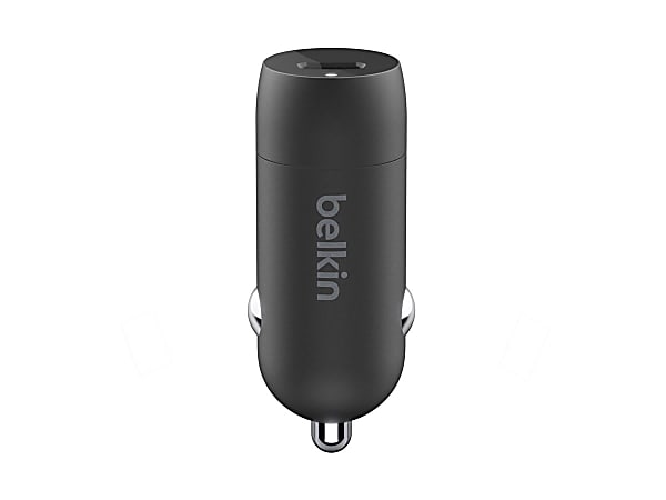 Belkin® BOOST CHARGE Car Power Adapter, Black