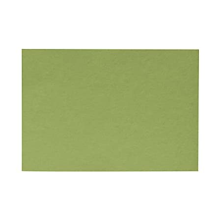 LUX Flat Cards, A7, 5 1/8" x 7", Avocado Green, Pack Of 1,000