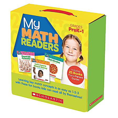 Scholastic Teacher Resources My Math Readers, Pre-K To Grade 1, Parent Pack Of 25 Books