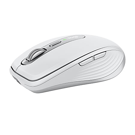 Logitech MX Anywhere 3 for Mac Compact Performance Mouse, Wireless, Pale Gray - Darkfield - Wireless - Bluetooth - Pale Gray - 4000 dpi - Scroll Wheel - 6 Button(s)