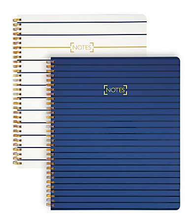 Office Depot® Brand Premium Notebook, 8 1/2" x 11", College Ruled, 100 Sheets, Navy