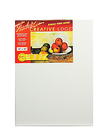 Fredrix Traditional Style Creative Edge Pre-Stretched Canvases, 12" x 16", Pack Of 2