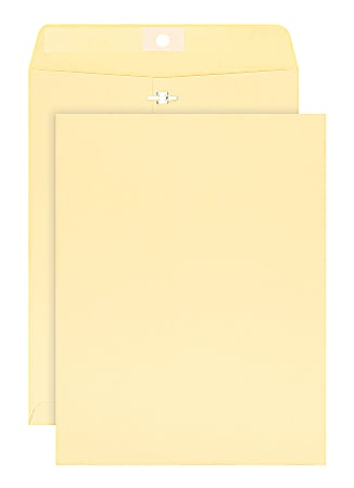 Office Depot® Brand 10" x 13" Manila Envelopes, Extra Heavyweight, Clasp Closure, Manila, Box Of 100