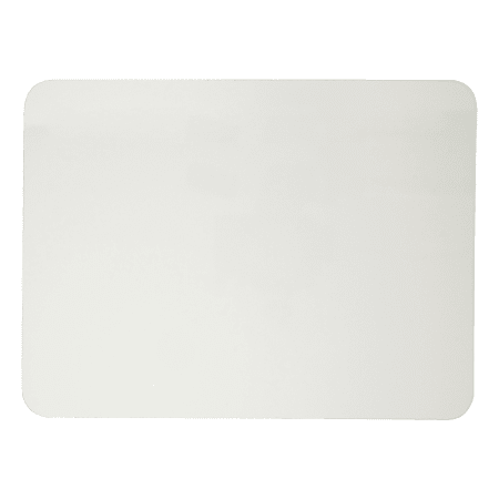 Charles Leonard Dry Erase Lap Board, Plain 1-Sided, 9" X 12", Pack Of 12