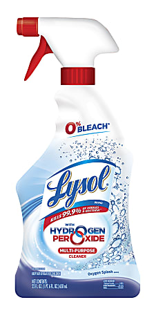 Lysol® Power & Free™ Multi-Purpose Cleaner With Hydrogen Peroxide, Oxygen Splash Scent, 22 Oz.
