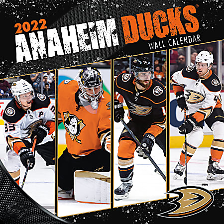 Lang Turner Licensing Monthly Wall Calendar, 12" x 24", Anaheim Ducks, January to December 2022