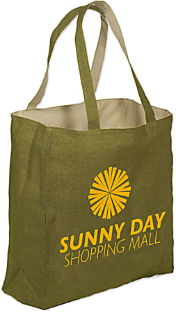 Reversible Jute Cotton Tote