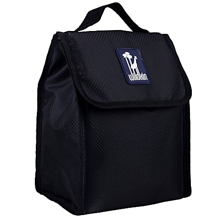 Wildkin Munch 'N Lunch Bag, Rip-Stop Black