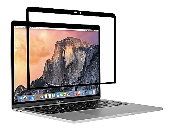 Moshi iGlaze - Notebook shield case - stealth clear - with ClearGuard for MacBook Air 13 keyboard protector (99MO021927), iVisor AG screen protector (99MO040909) and Muse 13 Jet Black sleeve (99MO034008)