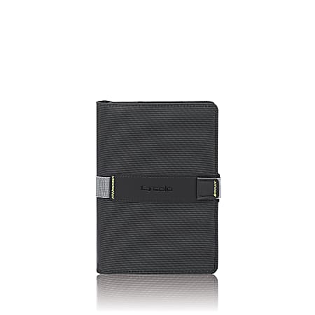SOLO® Storm Universal Fit Tablet/eReader Booklet, 5.5" to 8.5", Black