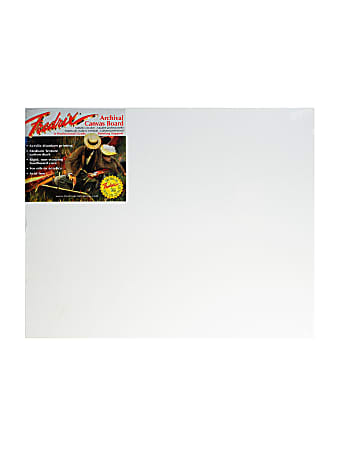 Fredrix Archival Canvas Board, 16" x 20", Pack Of 2