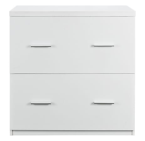 Ameriwood Home Princeton 18 D Lateral 2 Drawer File Cabinet White