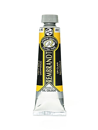 Rembrandt Artist's Oil Color, 802, 40 mL, Light Gold