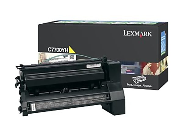 Lexmark™ C7700YH Yellow Toner Cartridge